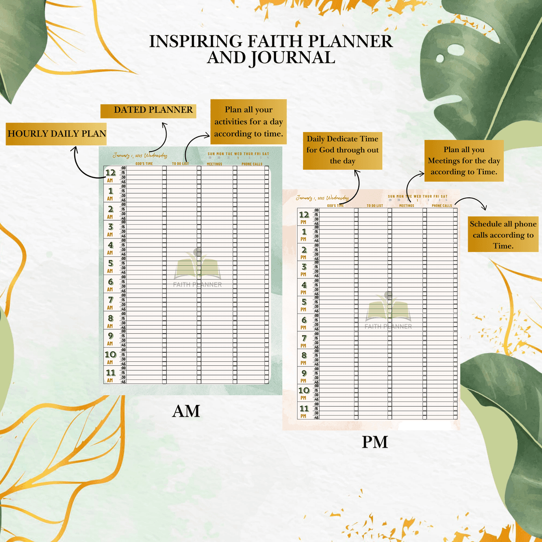 INSPIRING FAITH PLANNER AND JOURNAL (NOVEMBER-DECEMBER 2024) view 2