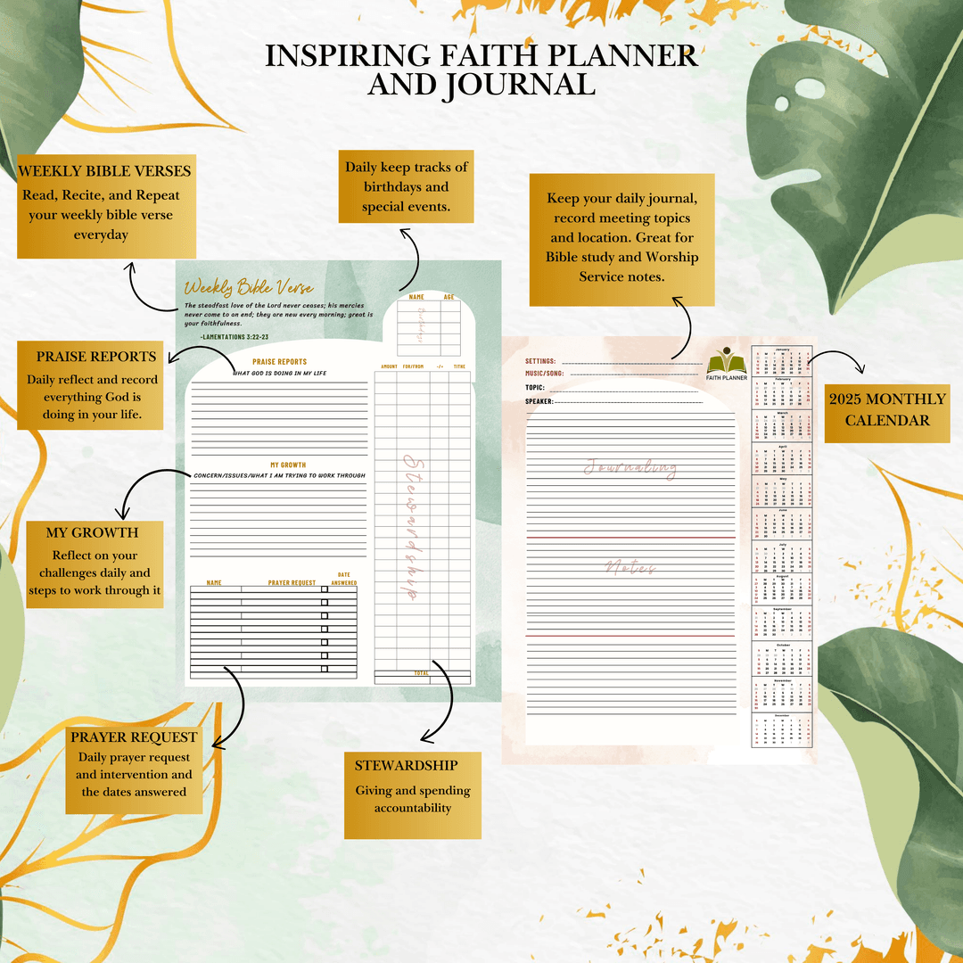 INSPIRING FAITH PLANNER AND JOURNAL (NOVEMBER-DECEMBER 2024) view 3